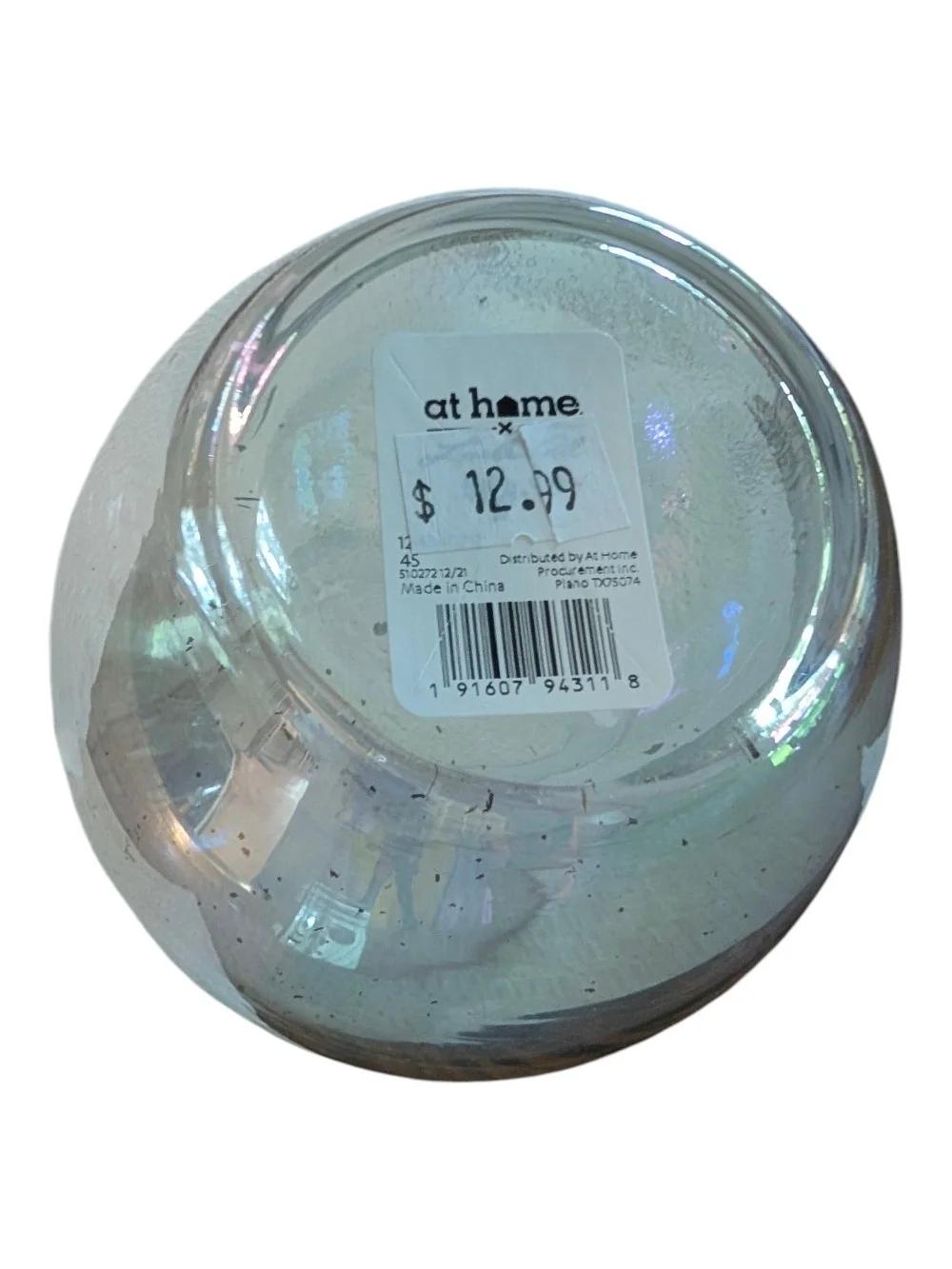 Iridescent Glass Vase